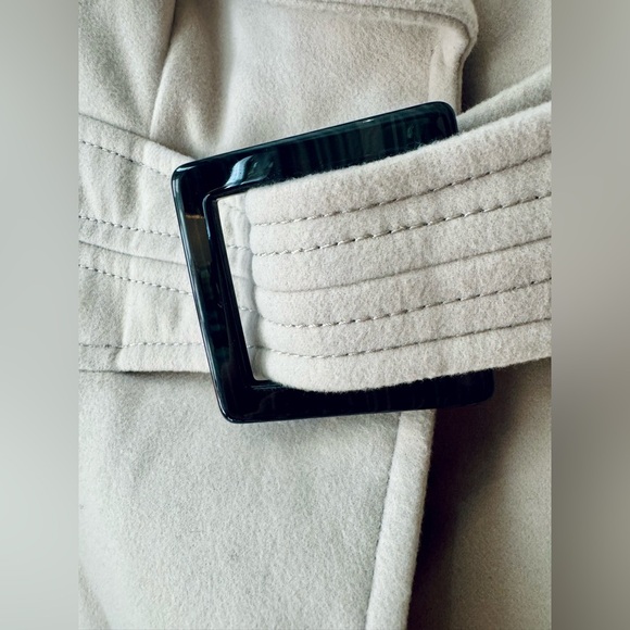 Jessica Simpson Faux Belted Pea Coat (Light Sand) - Size XL - (NWT!) - Picture 4 of 13